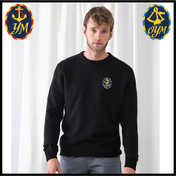 (image for) YM Mens Lambswool Crew Neck Jumper (HB735)