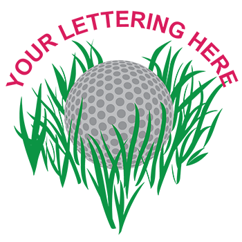 Golf Ball in Grass Logo - Click Image to Close