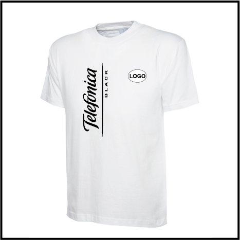 Telefonica Mens T-Shirt (UC301) - Click Image to Close